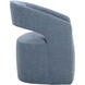 Lloret Danny Iceberg Wheeled Dining Armchair, Wheeled
